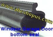 Windsor P Bulb Garage Door Bottom Weather Seal