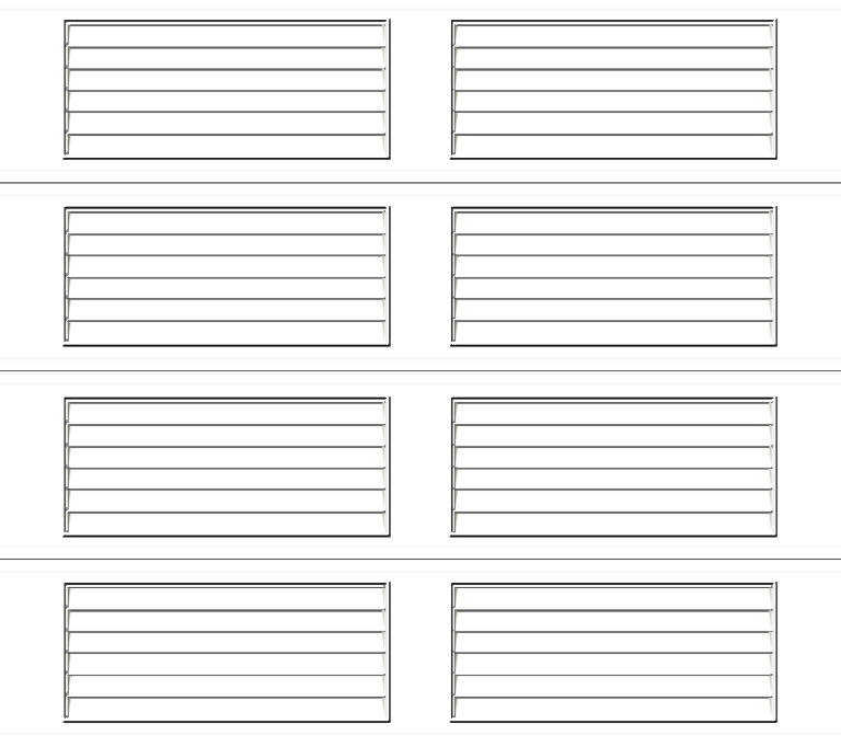 Louvered Panel Door